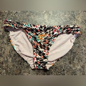 Time and Tru Leopard & Floral Bikini Bottom
